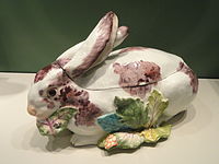 Rabbit tureen, 1752–1756