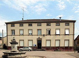 The town hall in Vaubexy