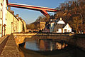 Reste der Festung und Großherzogin-Charlotte-Brücke