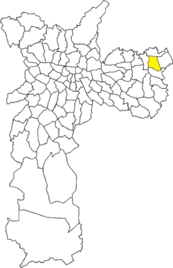 Location in the city of São Paulo