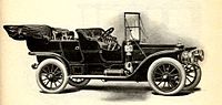 1908 Winton touring car