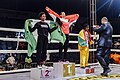 Image 42GAMMA medallists on the podium at the 2023 African Games (from Mixed martial arts)