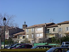 Campanile du village avec la cloche classée.