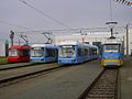 Alle derzeit in Chemnitz eingesetzten Straßenbahntypen