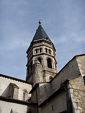 Le clocher de l'église.