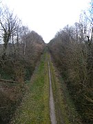 Coulonvillers-La traverse du Ponthieu, vue du pont.