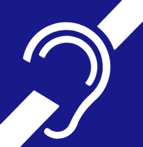الرمز الدولي للصمم وصعوبة السمع