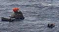 Recovery of Orion capsule