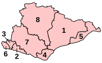 Parliamentary constituencies in East Sussex