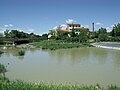 Der Elsa nahe dem Molino di Granaiolo (Mühle von Granaiolo) im nördlichen Ortsgebiet von Castelfiorentino an der Grenze zu Empoli