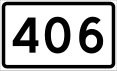 County Road 406 shield