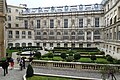 Garden of the Hôtel de Toulouse inside the Bank of France's main complex