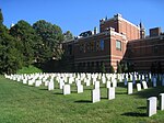 Relocated cemetery at Georgetown University