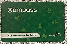 Green Compass Card