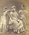 Image 26Tamil girls dressed in traditional attire, ca. 1870, Tamil Nadu, India. (from Tamils)