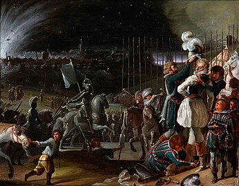 Henri IV besieging Paris.