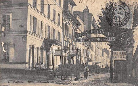 Carte postale datant de 1907.