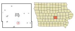 Location of Reasnor, Iowa