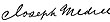 Signature de Joseph Medill