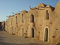 Ksar Ouled Debbab (partie restaurée) (Tunisie).