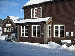 View of the village railway station