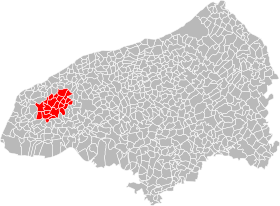 Localisation de Communauté de communes Campagne de Caux