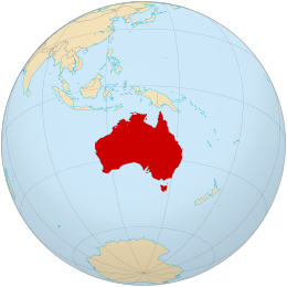 Australia - Localizzazione