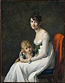 Benoist, portrait of Madame Philippe Panon Desbassayns de Richemont (Jeanne Eglé Mourgue) and Her Son Eugène, 1802, Metropolitan Museum of Art