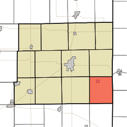 Location in Jay County