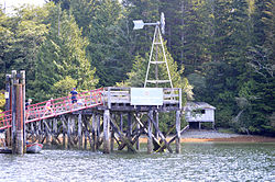 Dock at Hot Springs Cove