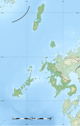 Map showing the location of Saikai National Park