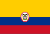 Bandera de la República de los Estados Unidos de Colombia.