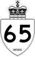 Highway 65 marker