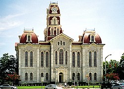 The Parker County courthouse in Weatherford.