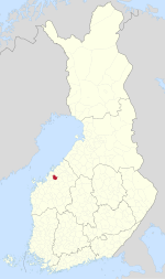 Location of Purmo in Finland