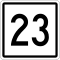 Provincial Route 23 shield}}