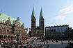 Rathaus, Dom und Gebäude der Bremischen Bürgerschaft