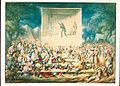 Image 58A watercolor painting of a camp meeting circa 1839 (New Bedford Whaling Museum). (from Origins of the blues)