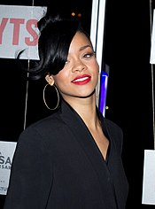 Barbadian singer Rihanna in 2012