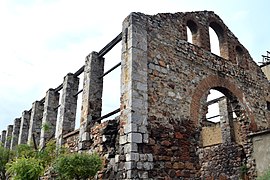 Ruins of railway workshop Guanta-Naricual