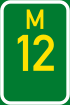 Metropolitan route M12 shield