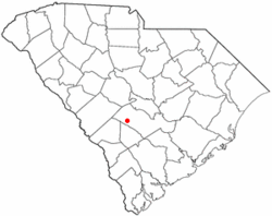 Location of Norway, South Carolina