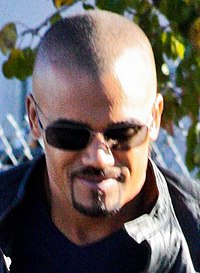 Shemar Moore interprète Derek Morgan(photo de tournage de la série)