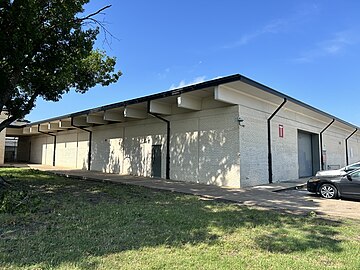 Exterior of T-building