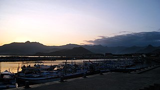 Sunset on Prigi pier