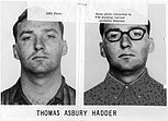 Thomas Asbury Hadder FBI Most Wanted Poster