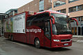 Image 2452009 Volvo 9700HD NG bruck coach from Bussring. In service for Riksteatret, outside their headquarters in Nydalen, Oslo. (from Bruck (vehicle))