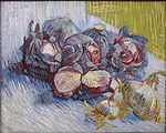 Still Life with Red Cabbages and Garlic, 1887, Van Gogh Museum, Amsterdam (F374)