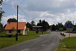 Centre of Zahrádka