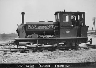 Steam locomotive'Canopus' as RAF No 7